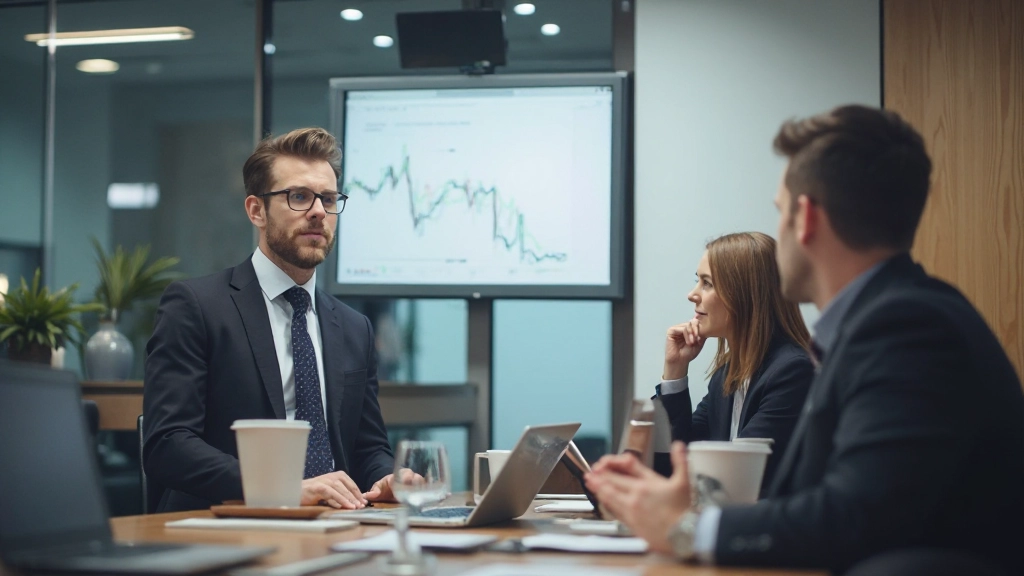 Nederlandse zakelijke presentatie succes